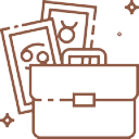 Icono de tarot financiero
